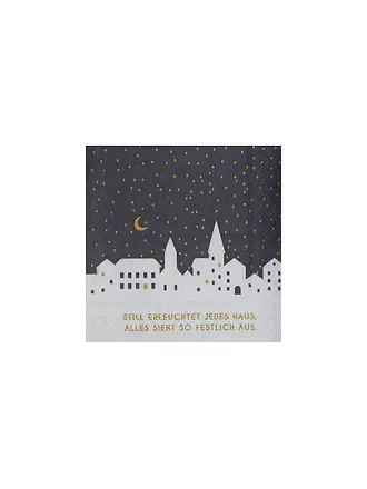 RAEDER | Weihnachts-Servietten 25x25cm STILL ERLEUCHTET | 